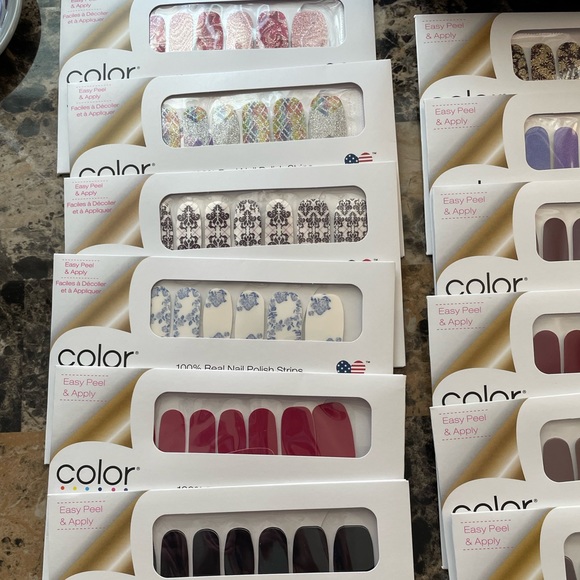 Color Street Accessories - 12 packs Color Street Nail Polish Strips. Selling As A Lot!